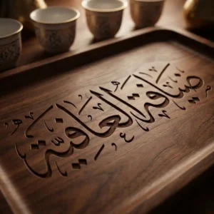 مخطوطة ضيافة العافية بخط الثلث مزخرفة بخط جميل من متجر مخطوطات